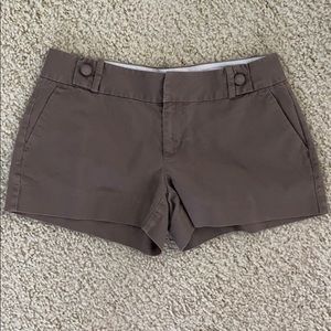 Banana Republic dark taupe color shorts